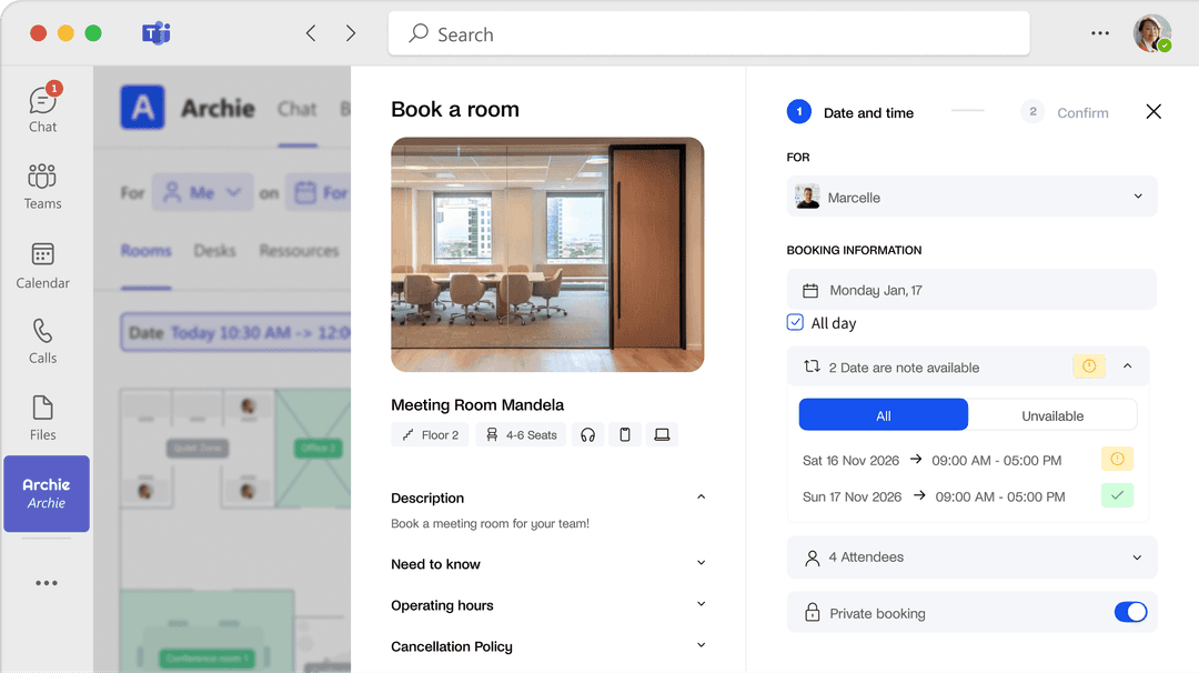 Meeting Room Booking System | Try Archie - Rated 4.9/5 on G2