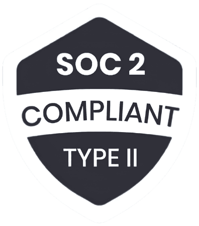 SOC 2 Type II compliant badge