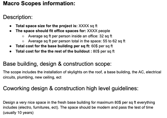 macro scopes information