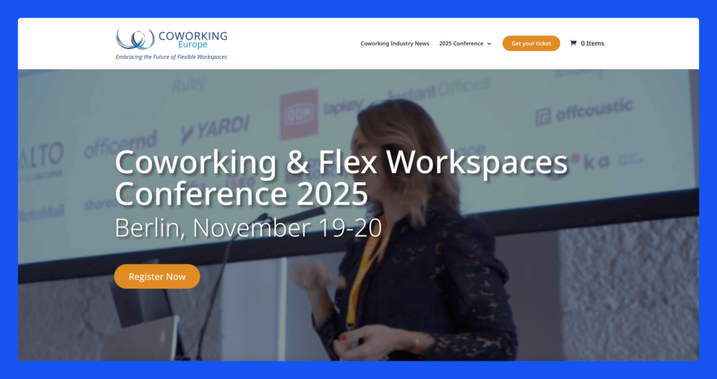 Coworking conferences 2025 - Coworking Europe.