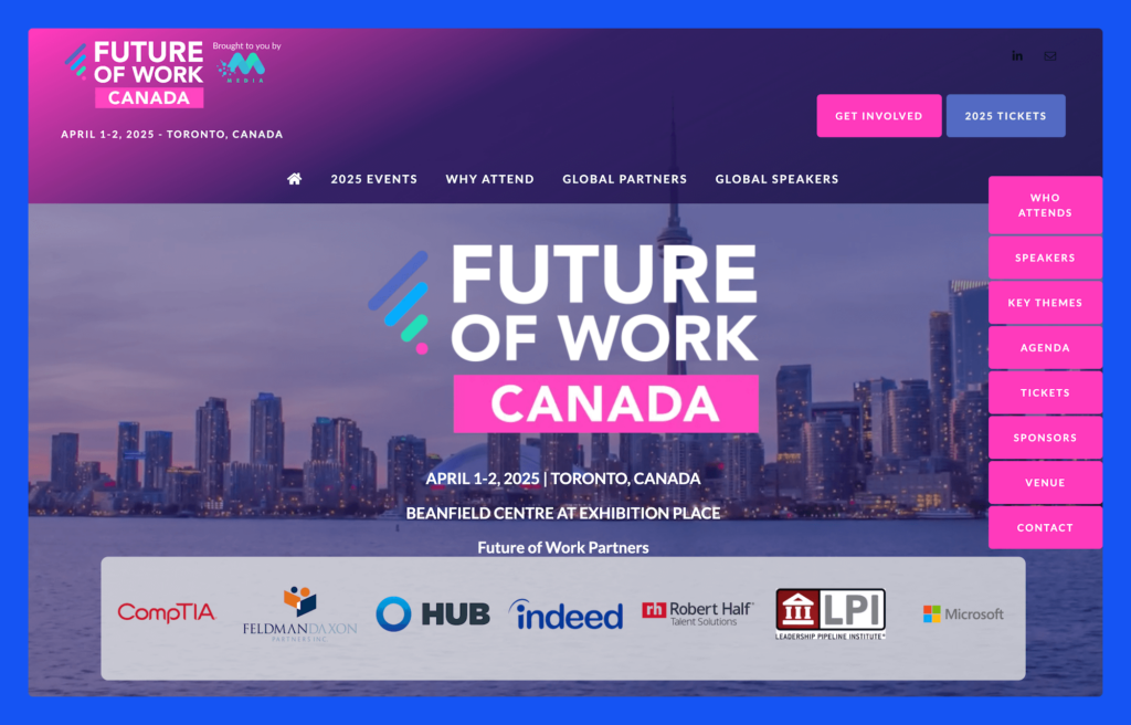 Coworking conferences 2025 - Future of Work Canada.