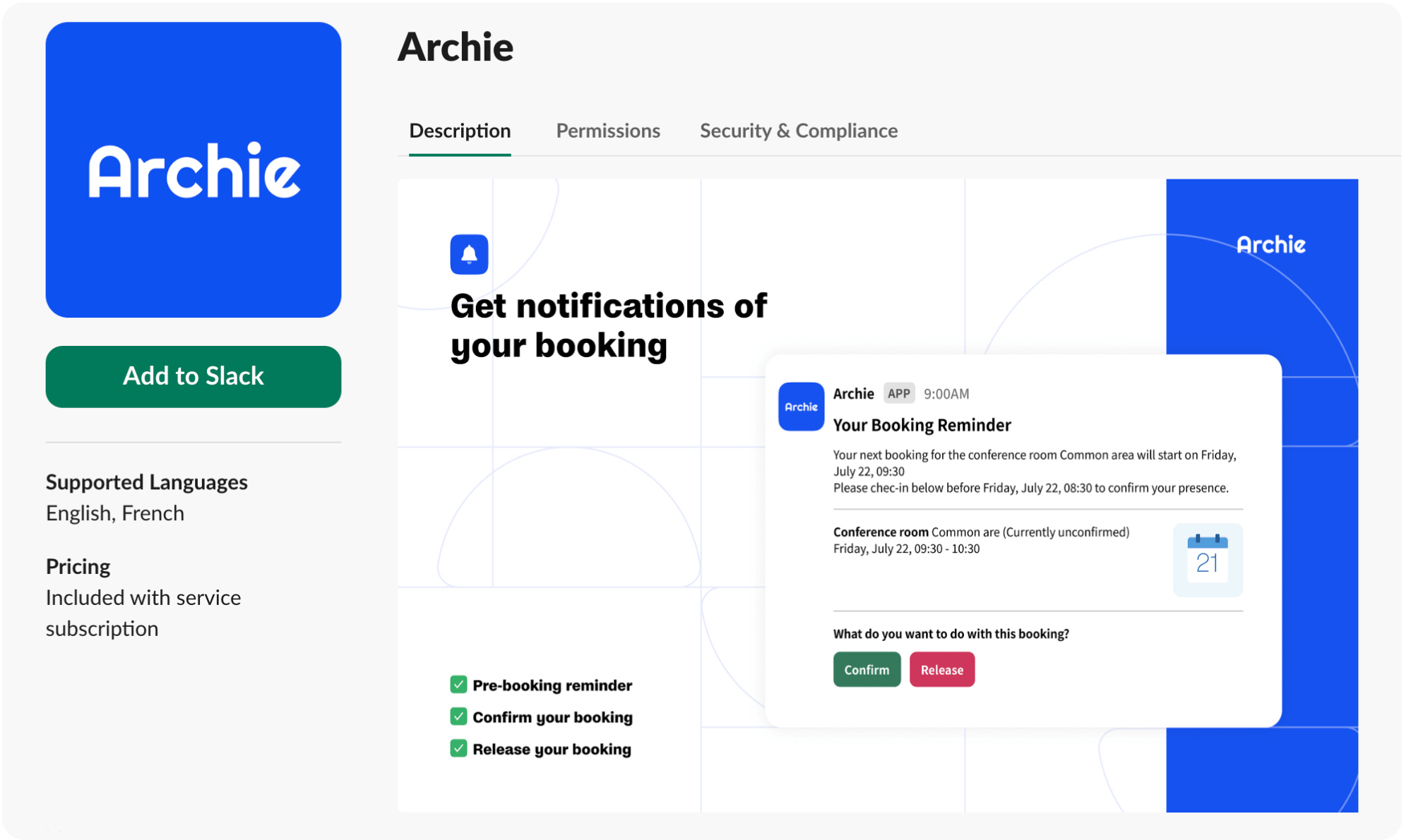 Archie for Slack