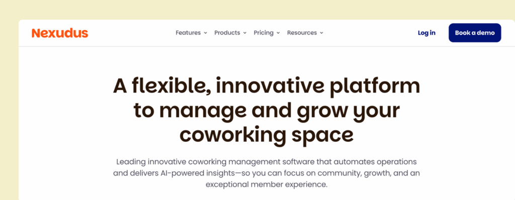 Nexudus - coworking software.