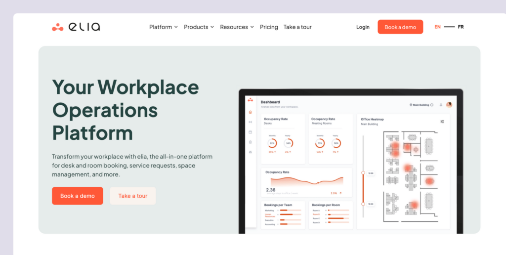 Elia software website.