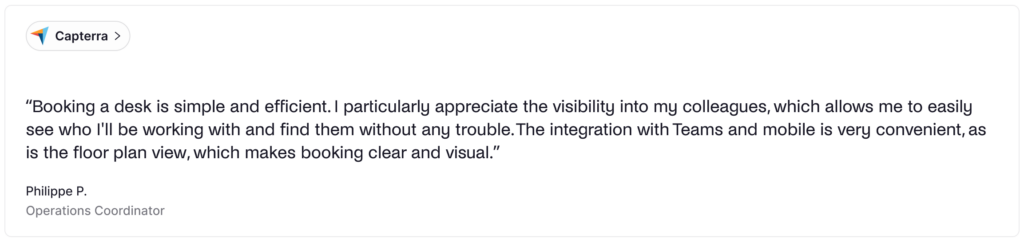 elia - positive user review.