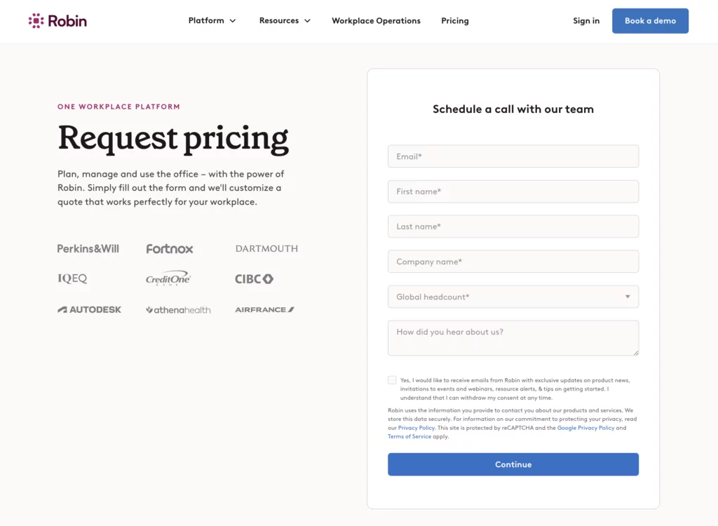 Robin pricing plans.