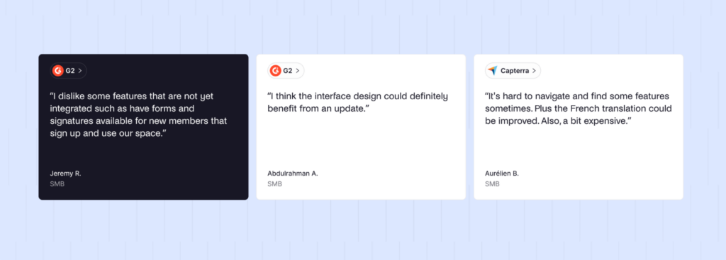 Spacebring negative reviews.