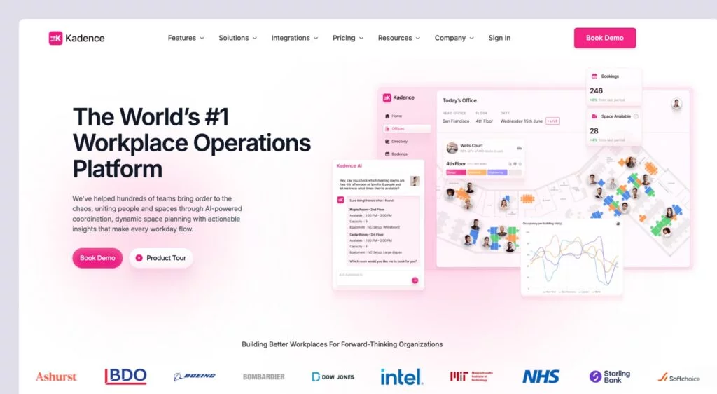 Kadence software website.