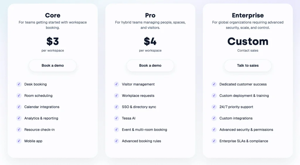 Tactic pricing plans update.