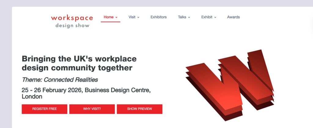 Workspace Design Show - coworking conferences.