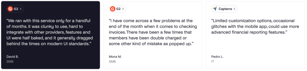 Yardi Kube - negative user reviews.