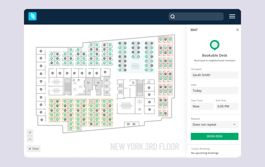 OfficeSpace software UI.