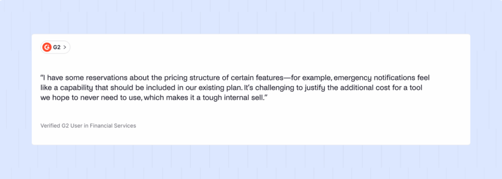 Envoy Visitors - negative review.