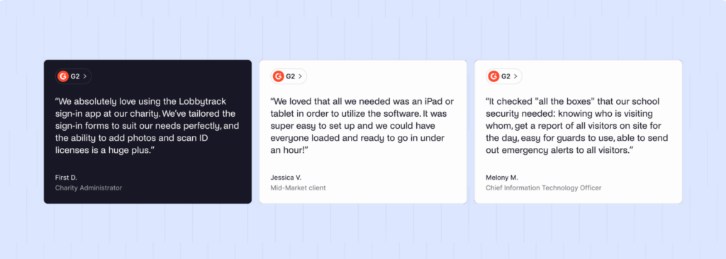 Lobbytrack: opiniones positivas.