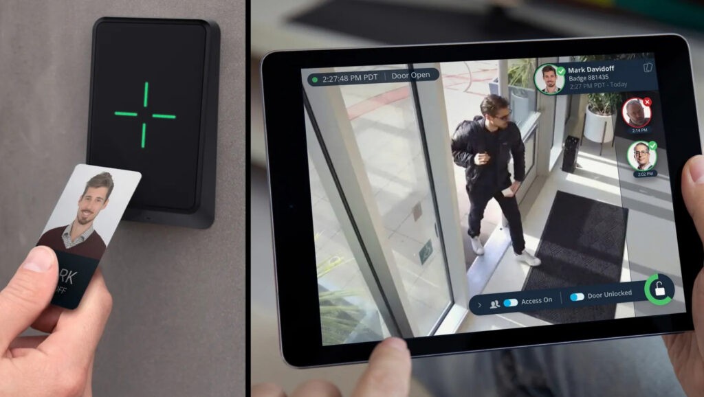 Verkada cameras in use.