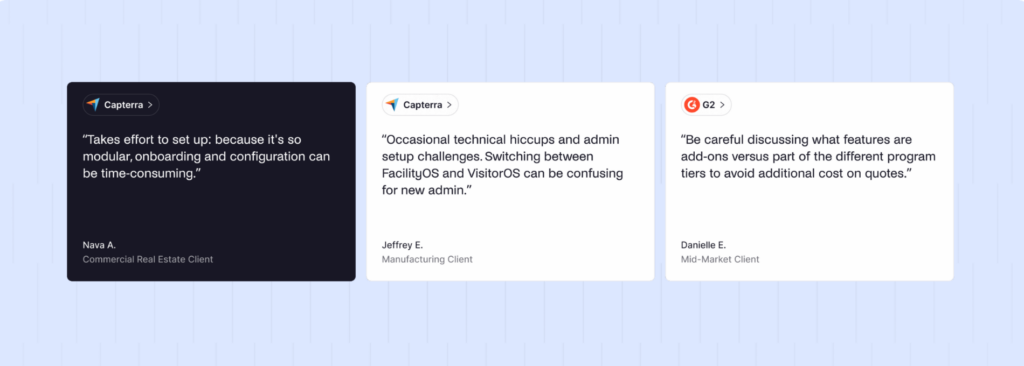 VisitorOS / iLobby - negative reviews