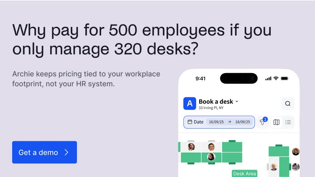 Archie Desks - pricing banner.