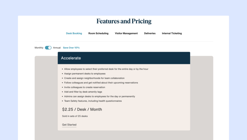 Eden - Formules tarifaires.