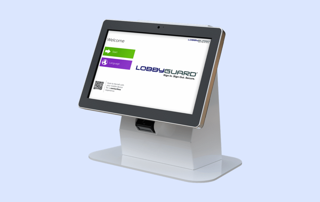 Lobbyguard: quiosco para visitantes.