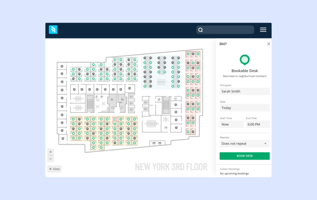 OfficeSpace - floor plans UI.