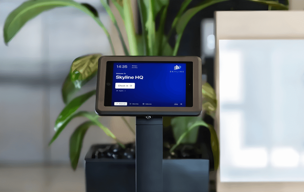 Sine by Honeywell - visitor kiosk.