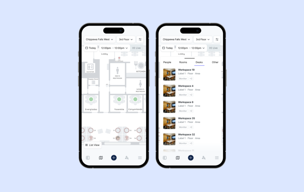 Tactic - mobile app views.