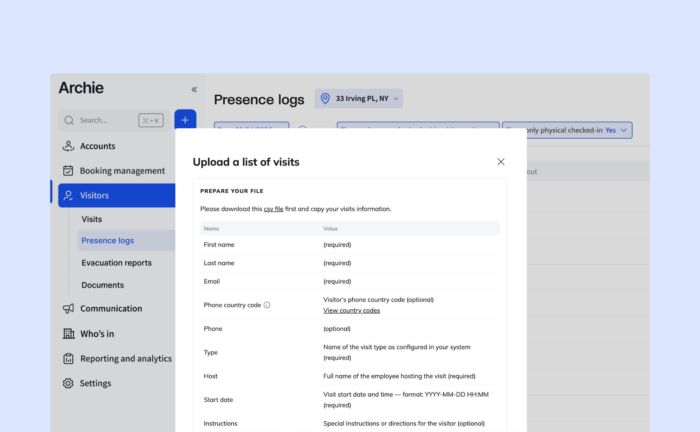 Archie Visitors: Faster Check-ins and Smarter Visit Flows