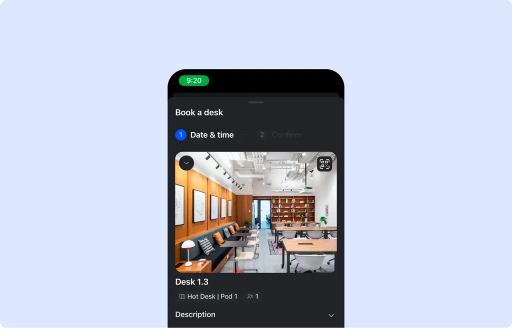 Archie mobile app - dark mode.